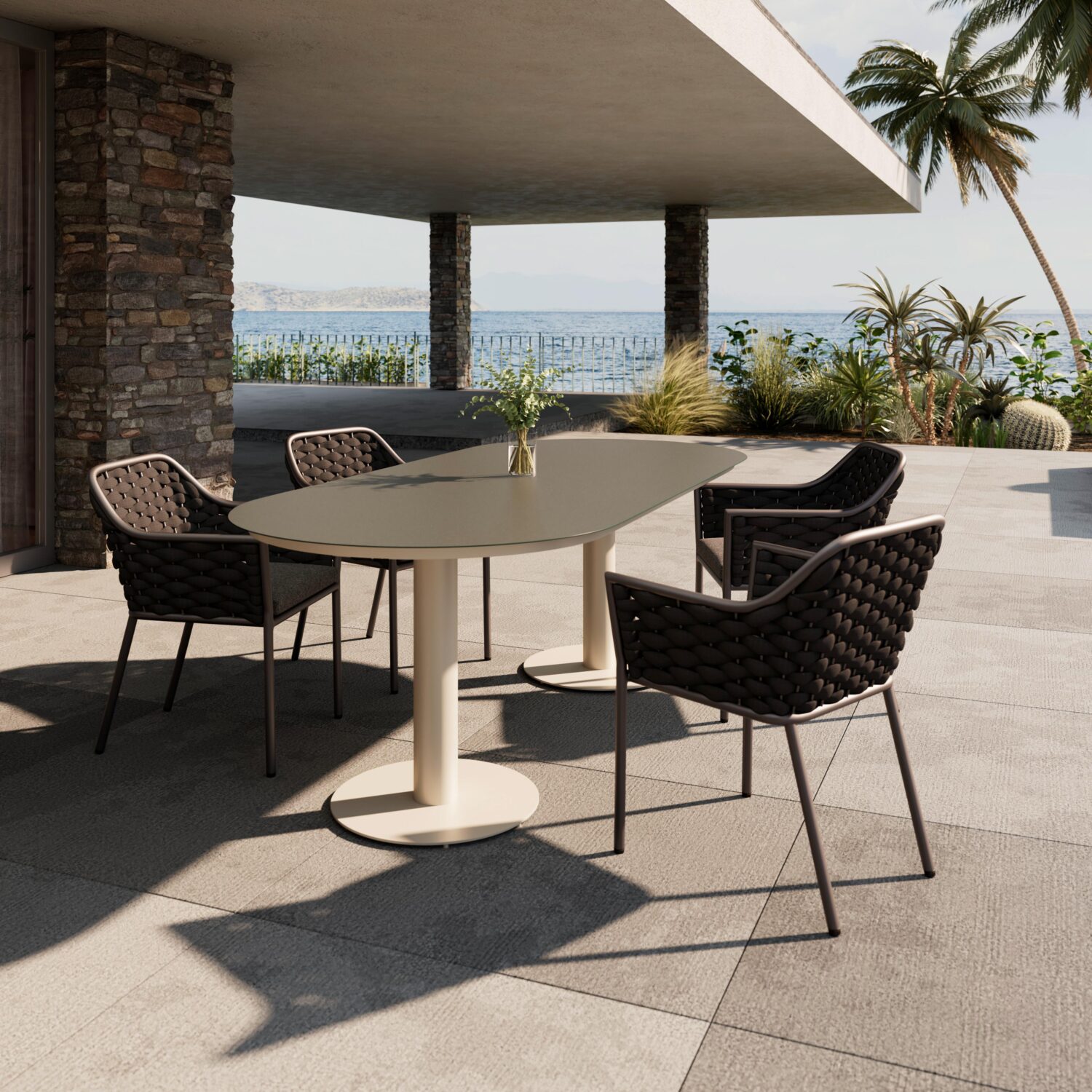 Wohnli Möbelsuche - Gartentisch Monaco Beige