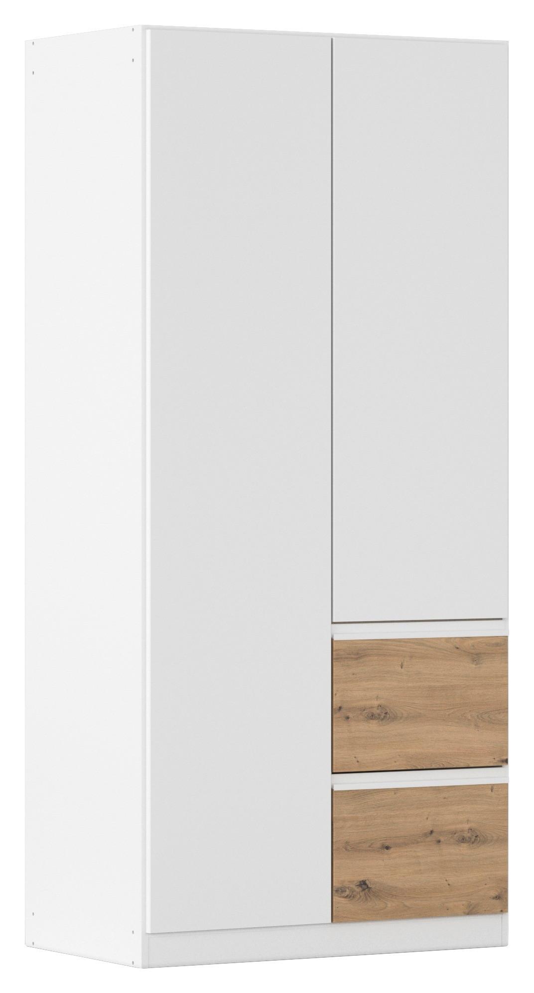 Wohnli Möbelsuche - Drehtürenschrank COSTA ca.91x197x54cm Weiß