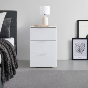 wohnli-moebel-suche-000380058202-1 Nachtkästchen Fifty Weiß Metall Premium Living Möbel > Kommoden & Schubladenschränke > Nachttische Weiß