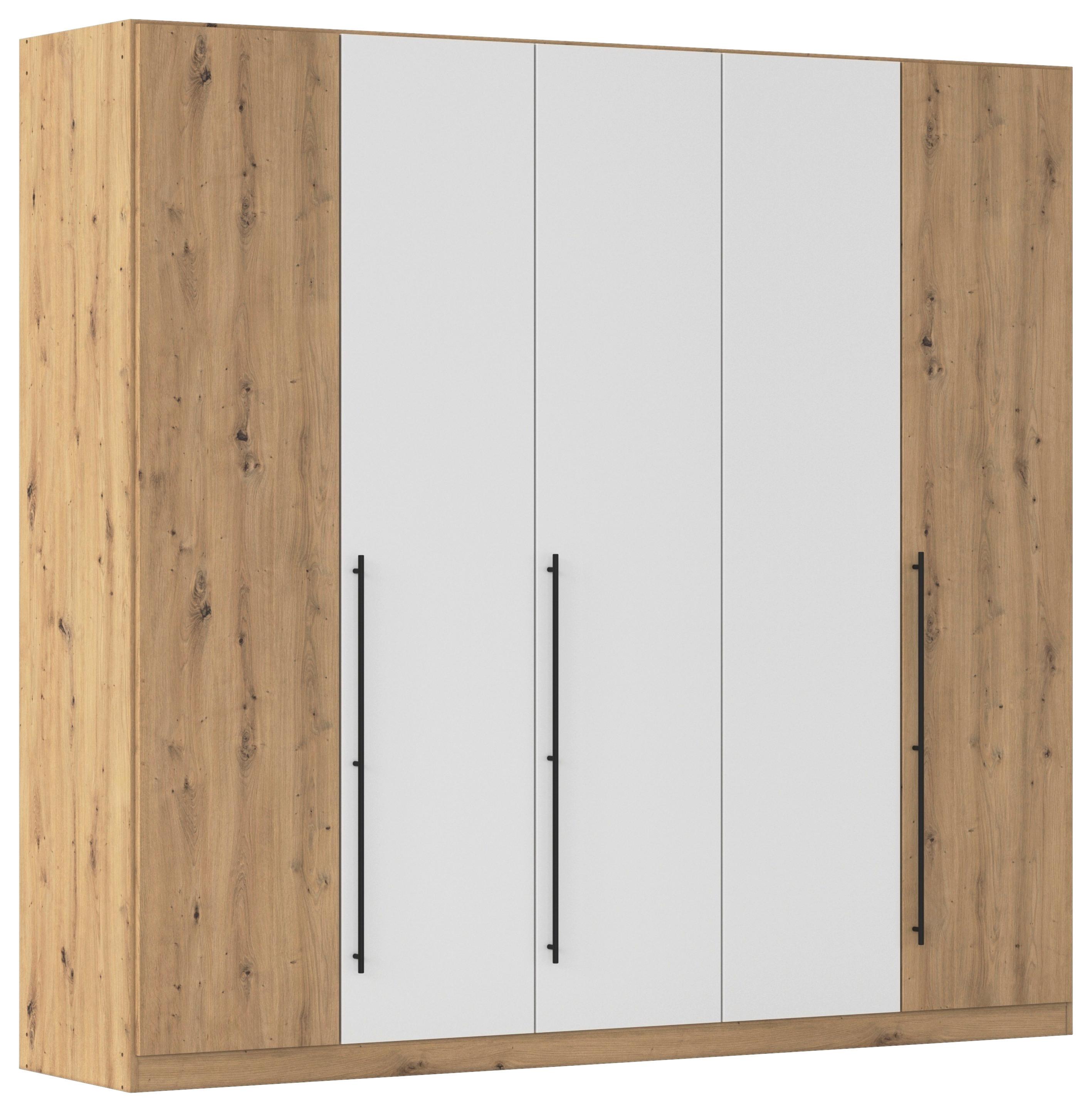 Wohnli Möbelsuche - Kleiderschrank Safari Weiß/Eiche Artisan