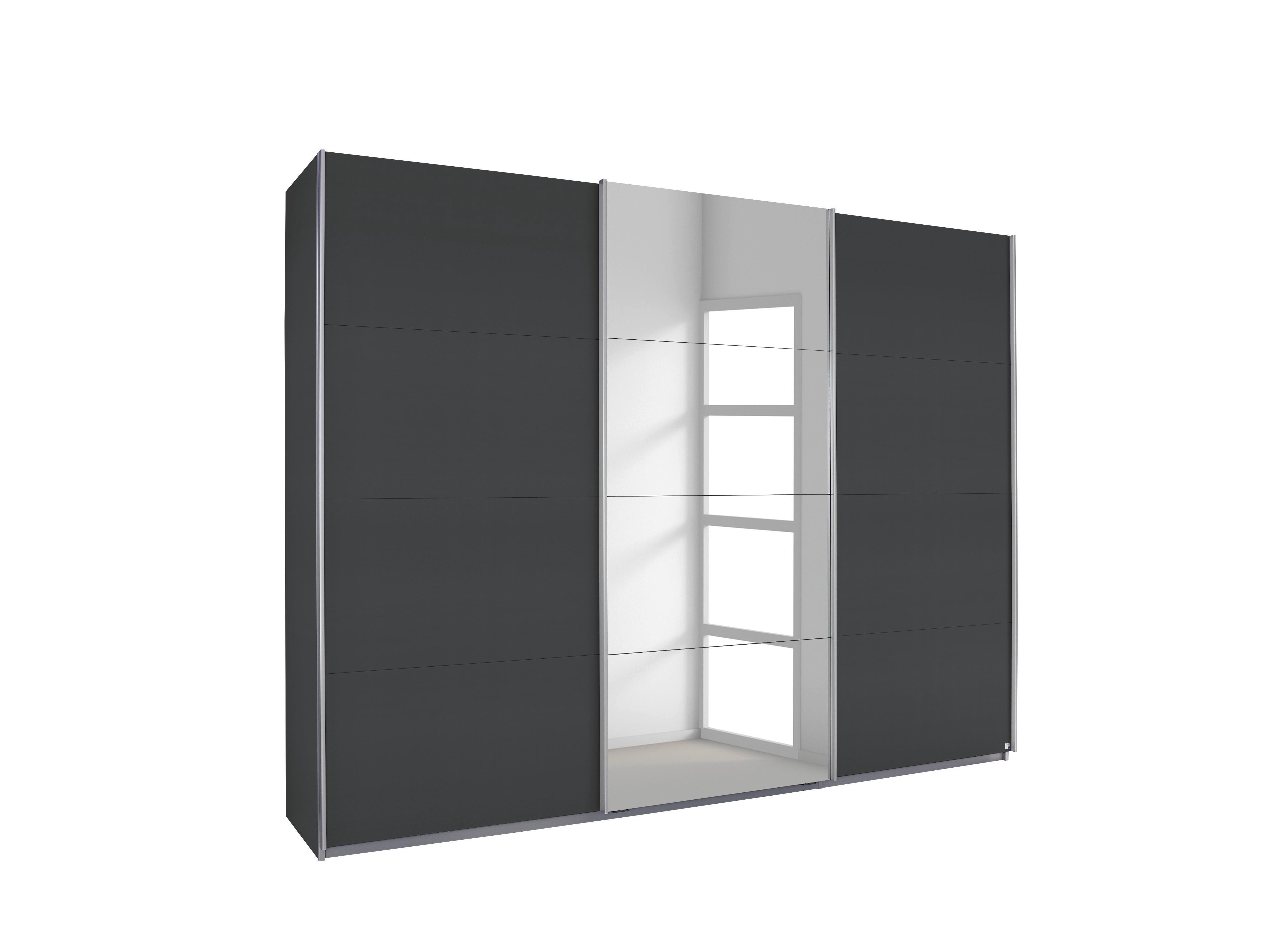 wohnli-moebel-suche-000380089915 Wohnli Möbelsuche - Schwebetürenschrank in Dunkelgrau ca. 271x210x62cm