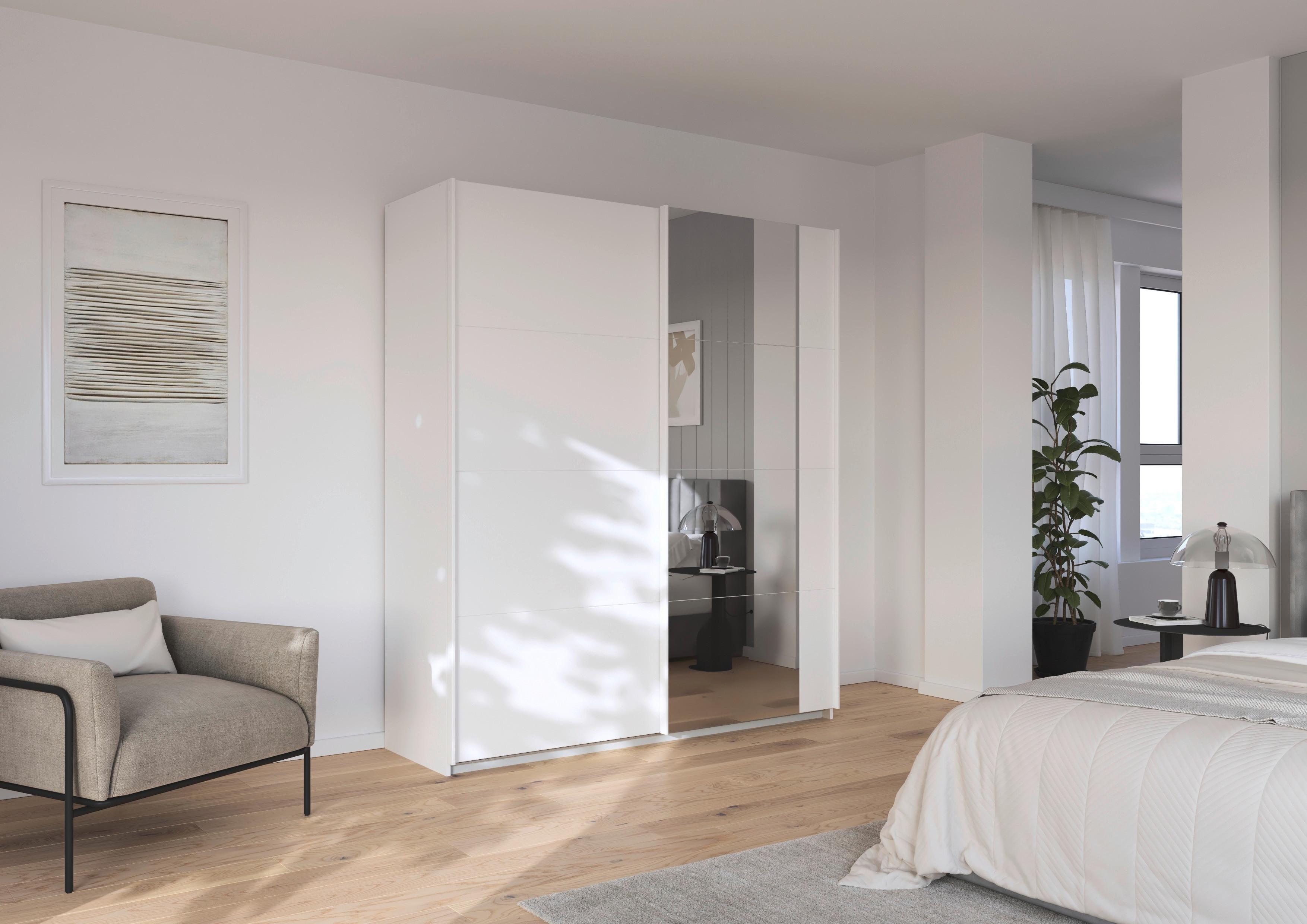 Schwebetürenschrank Scala Weiß Holzwerkstoff Rauch Möbel Möbel > Schränke > Kleiderschränke > Schwebetürenschränke Weiß