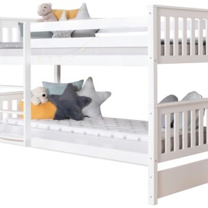 wohnli-moebel-suche-000406000115 Wohnli Möbelsuche - Etagenbett Sammy Weiß ca. 90x200cm