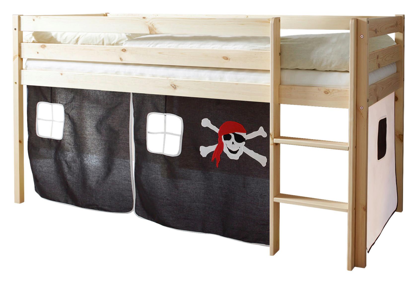 wohnli-moebel-suche-000406003606 Wohnli Möbelsuche - Spielbett Holz Malte ca. 90x200 cm Schwarz