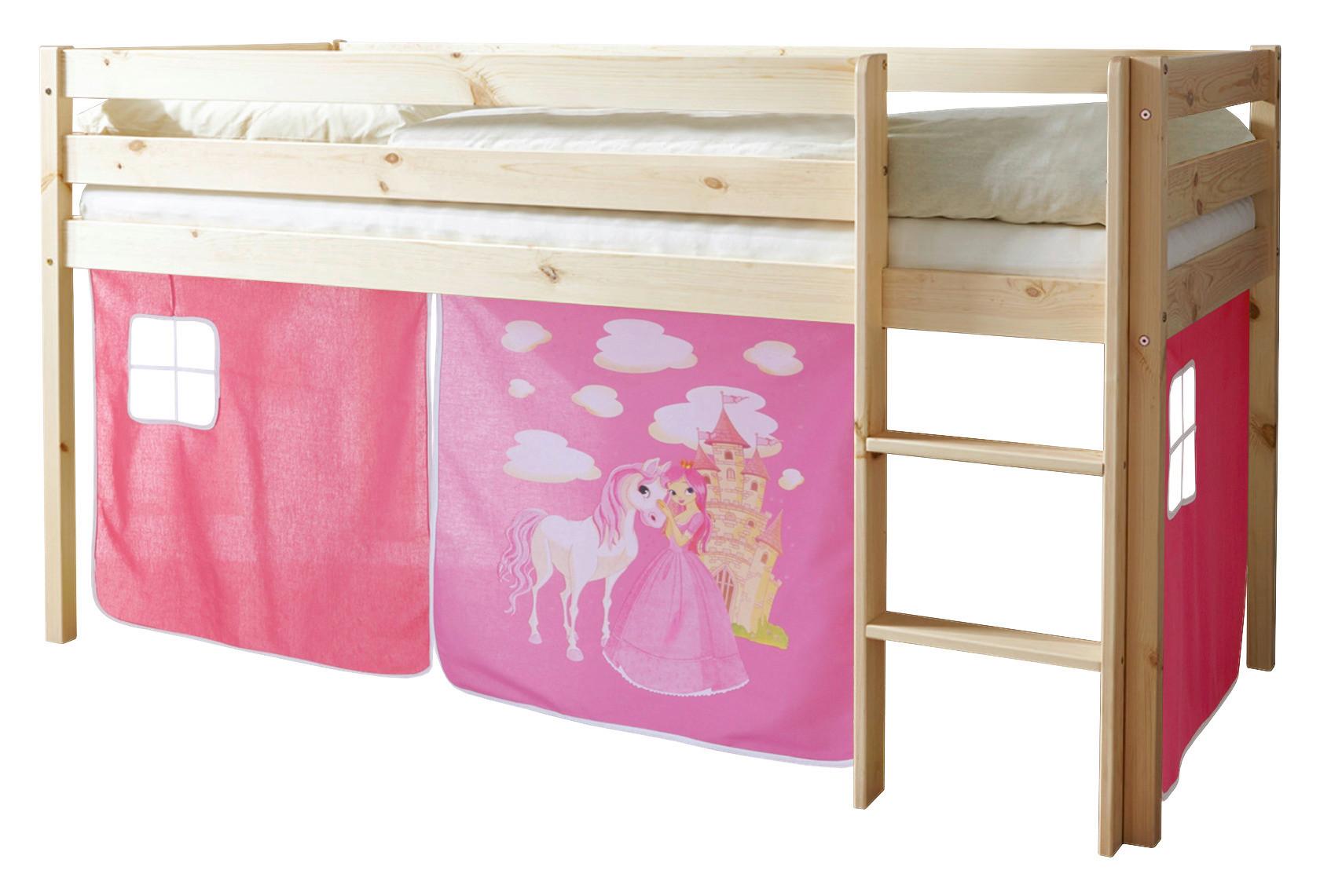 wohnli-moebel-suche-000406003609 Wohnli Möbelsuche - Spielbett Holz Malte ca. 90x200 cm Rosa