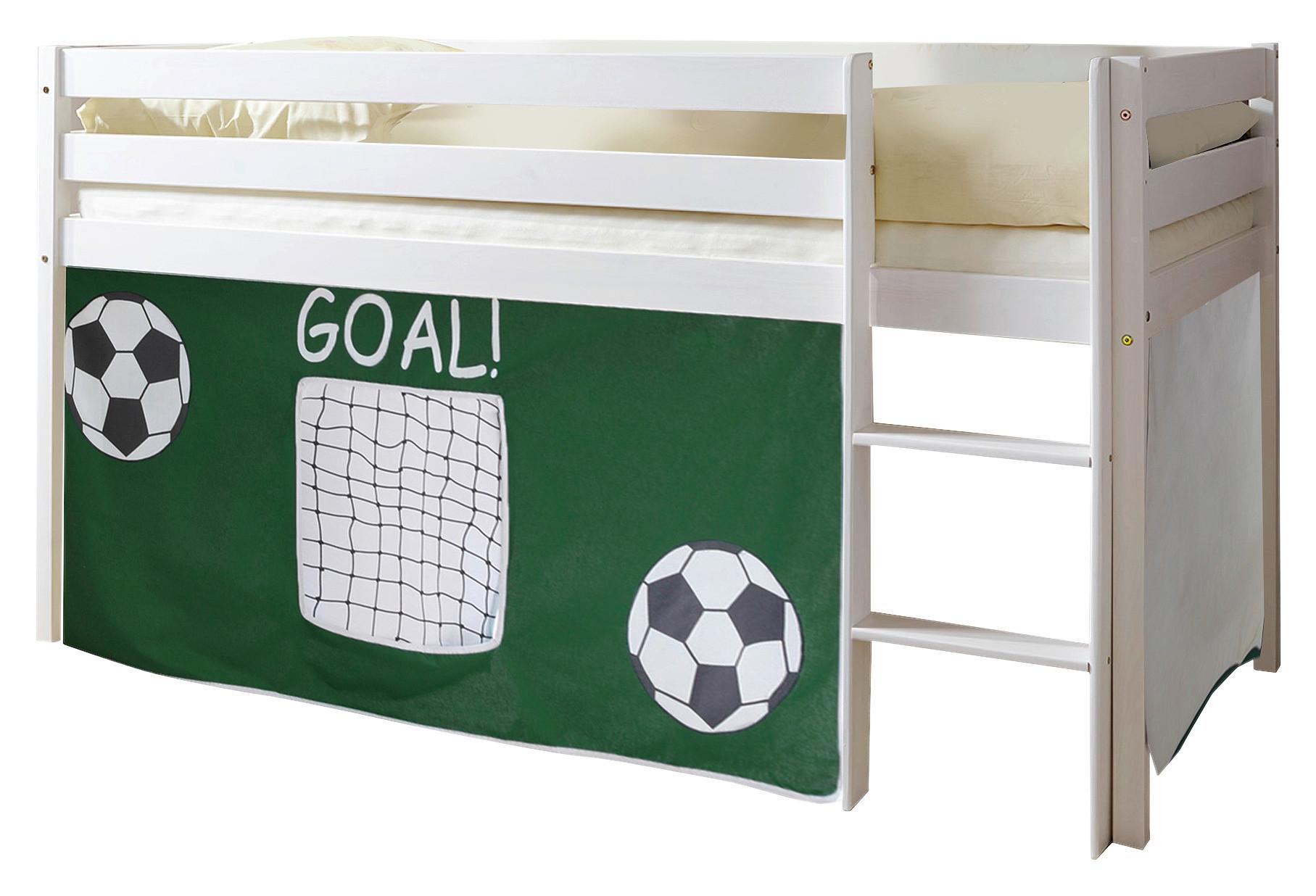 wohnli-moebel-suche-000406003622 Wohnli Möbelsuche - Spielbett Holz Malte ca. 90x200 cm Grün/Weiß