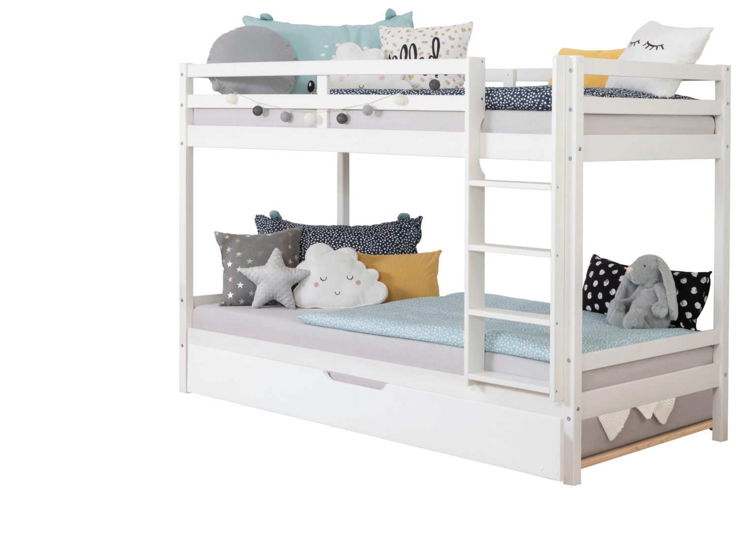 Wohnli Möbelsuche - Etagenbett Rene Holz ca. 90x200 cm Weiß