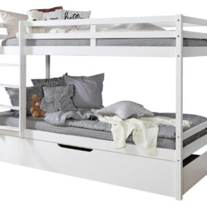 wohnli-moebel-suche-000406010802 Wohnli Möbelsuche - Etagenbett Finn mit Zusatzbett ca. 90x200 cm Weiß