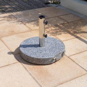 wohnli-moebel-suche-000422012001 Wohnli Möbelsuche - Sonnenschirmständer Lorenz Grau mit Rollen