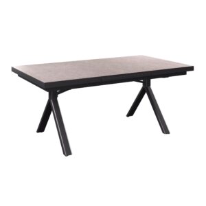 wohnli-moebel-suche-000422015101-1 Gartentisch Dublin Dunkelgrau Metall, Glas Garten & Outdoor > Gartenmöbel > Gartentische > Gartenesstische Grau