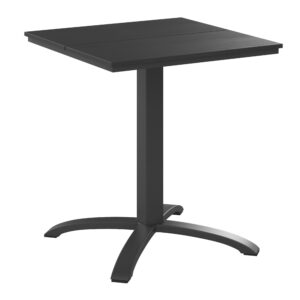 Gartentisch Florian 1 Schwarz 66x66x72cm Metall, Kunststoff Mömax Garten & Outdoor > Gartenmöbel > Gartentische Schwarz