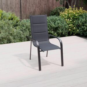 Wohnli Möbelsuche - Gartenstuhl Hermann Anthrazit Aluminium