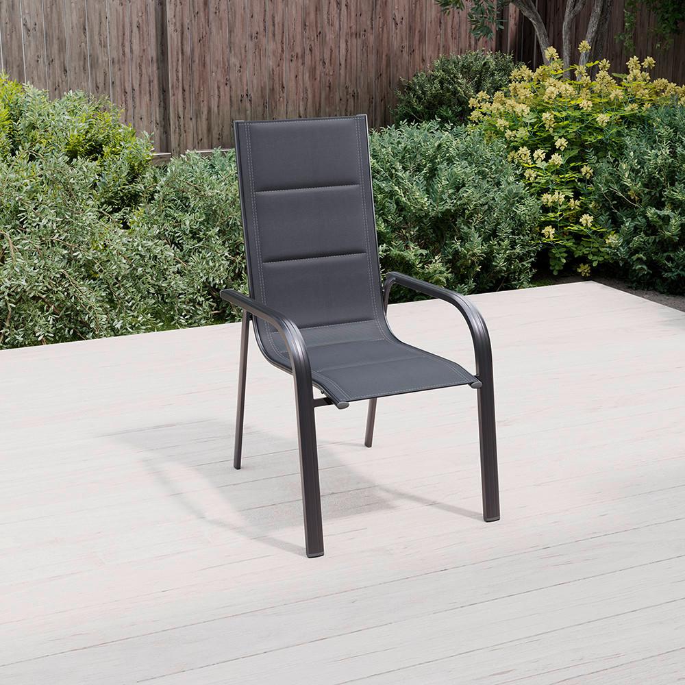 Wohnli Möbelsuche - Gartenstuhl Hermann Anthrazit Aluminium