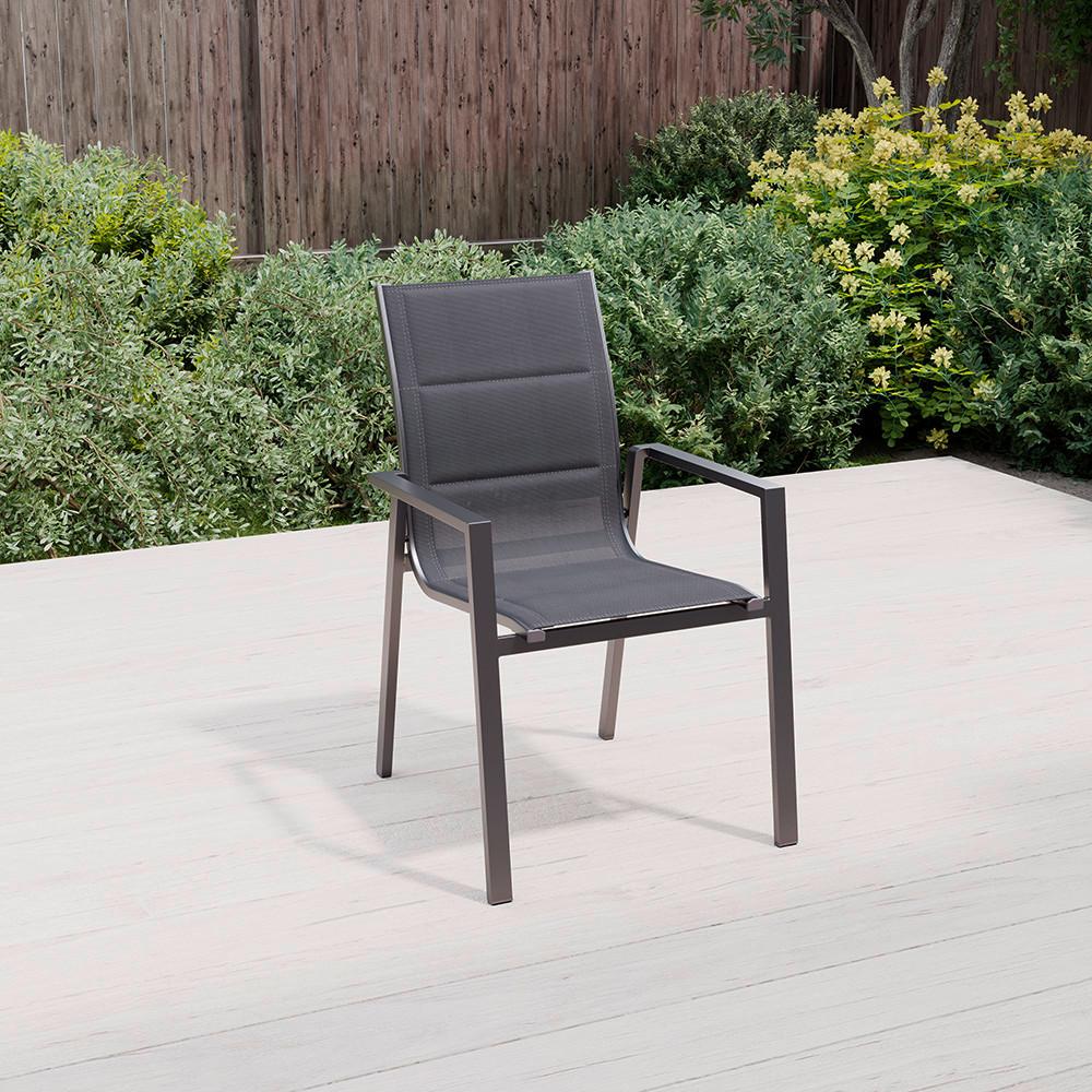 Wohnli Möbelsuche - Gartenstuhl Anzio 1 Anthrazit Aluminium