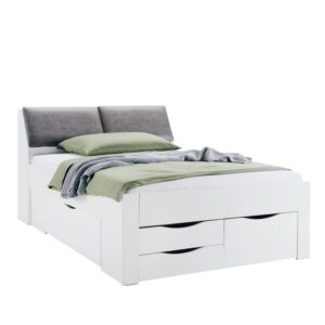 Wohnli Möbelsuche - Stauraumbett in Weiß ca. 140x200cm