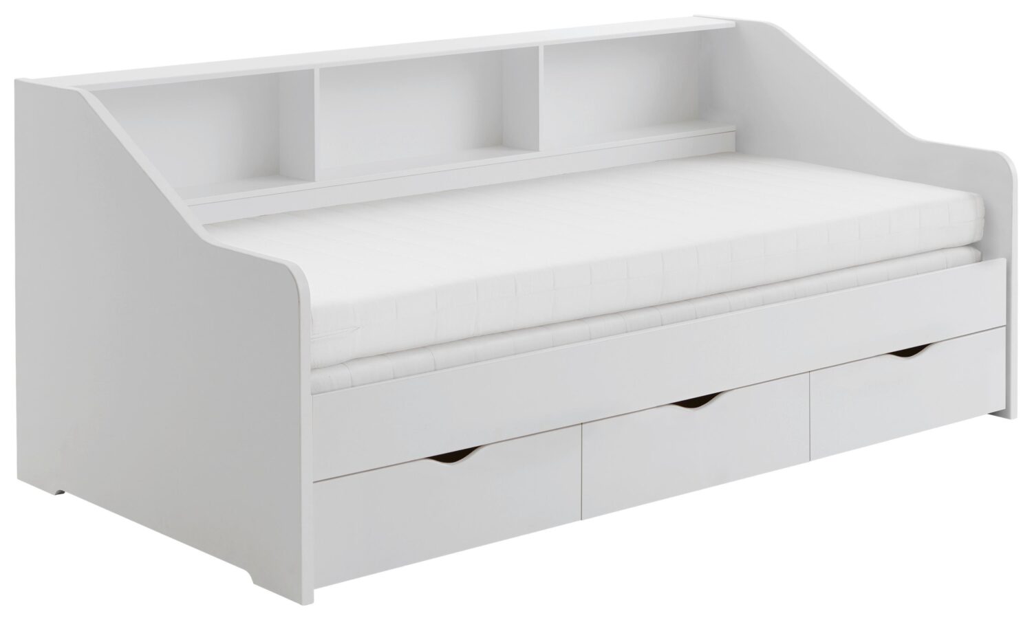 Wohnli Möbelsuche - Ausziehbett Star in Weiß ca. 90x200cm