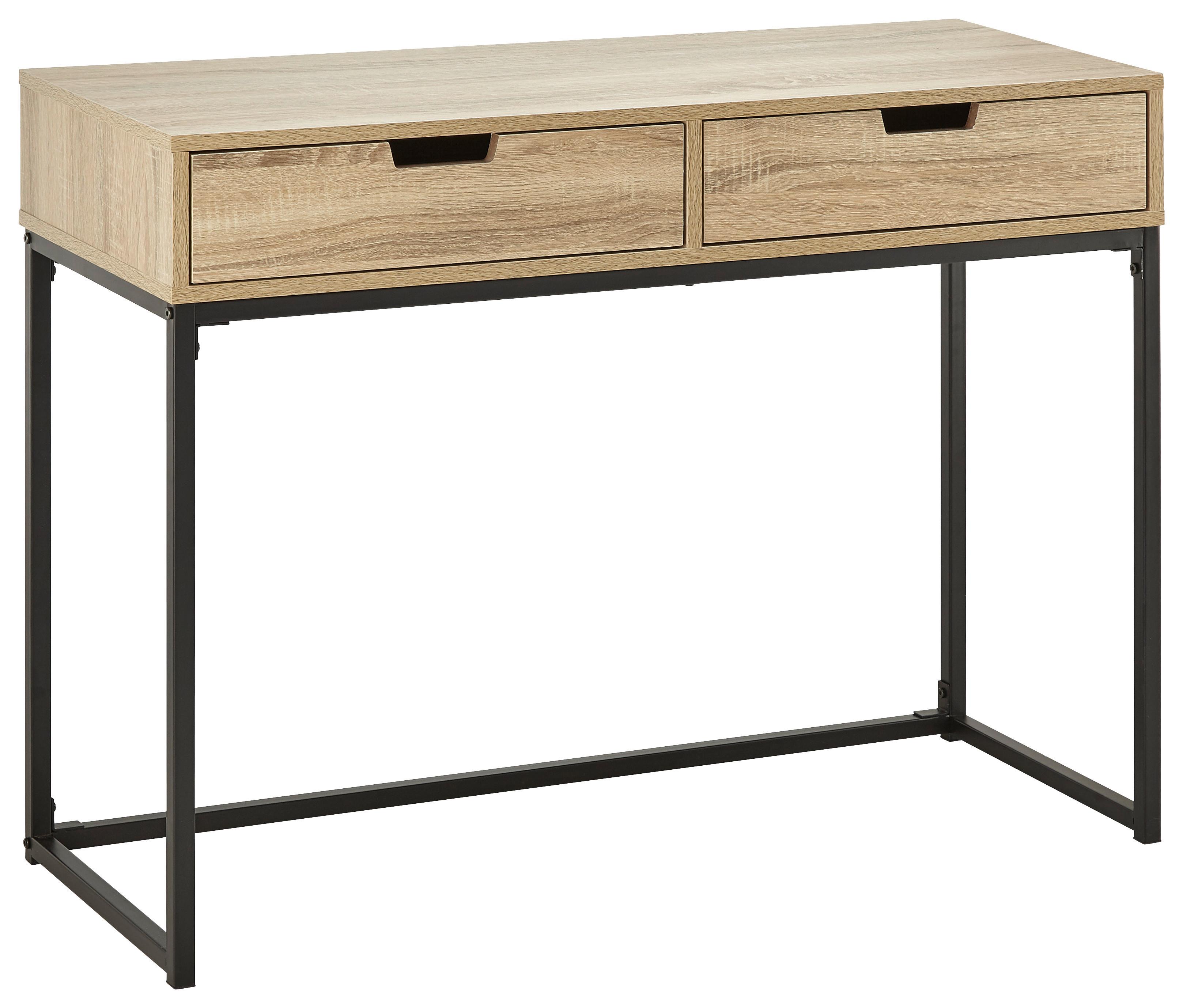 wohnli-moebel-suche-000429003201 Wohnli Möbelsuche - Konsolentisch Giorgia Eiche/Schwarz MDF
