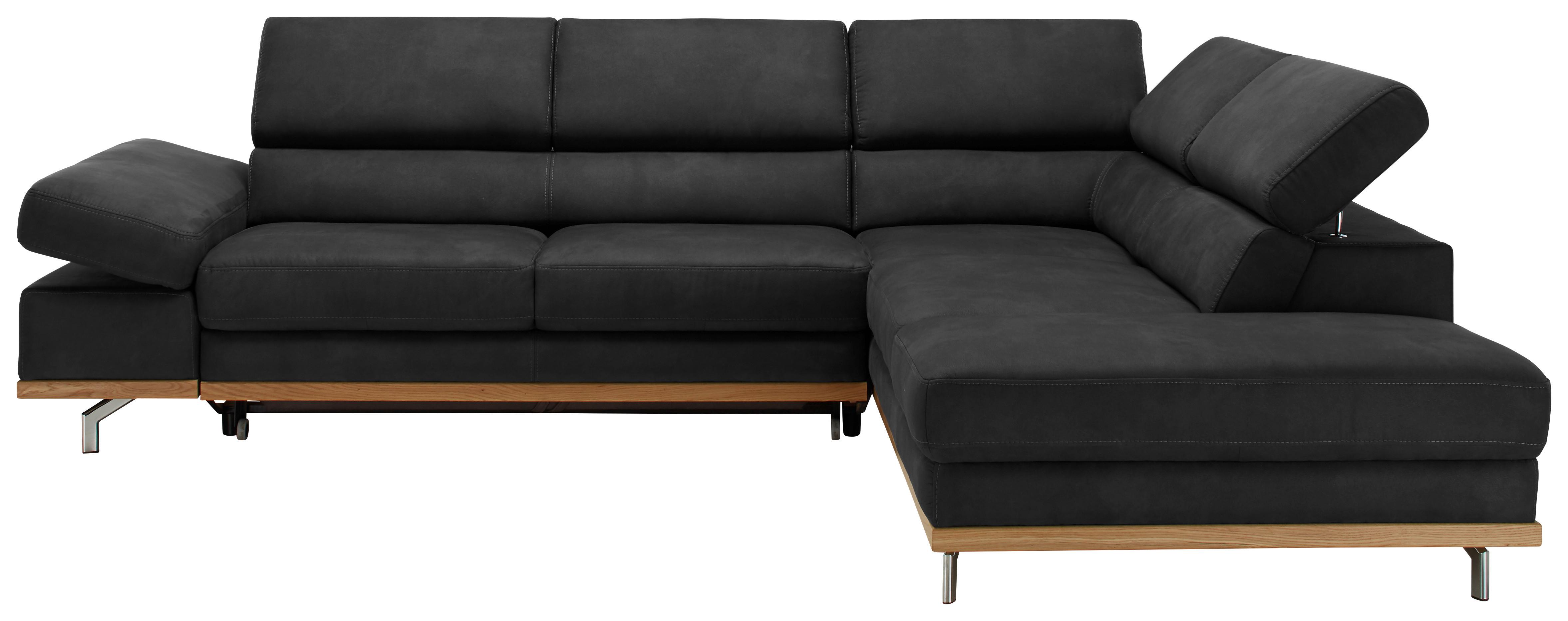 wohnli-moebel-suche-000457000535 Wohnli Möbelsuche - Wohnlandschaft Carmen in Schwarz mit Bettfunktion