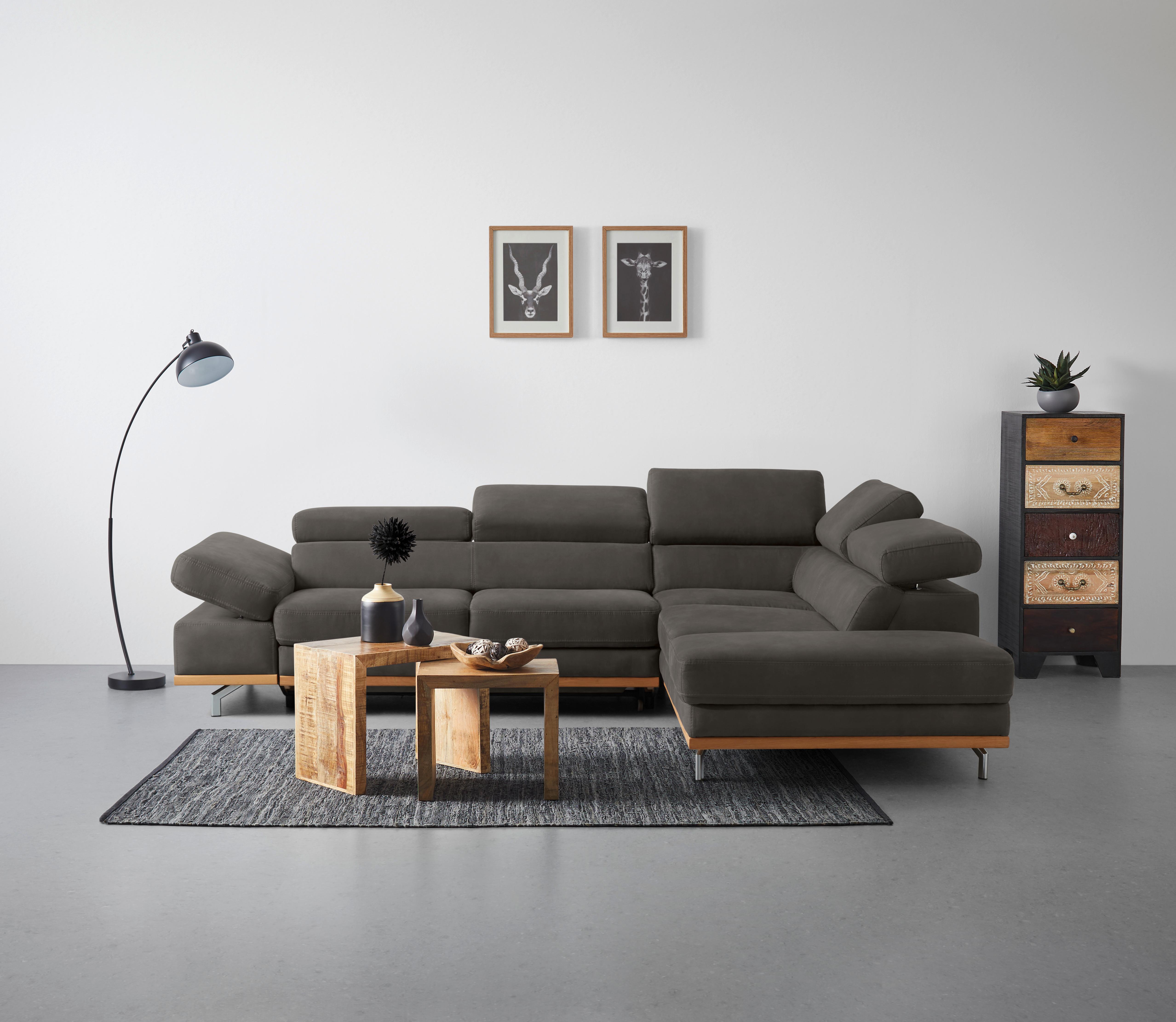 wohnli-moebel-suche-000457000542-1 Wohnlandschaft Carmen Dunkelgrau Holz, Textil Mömax Möbel > Sofas & Couches > Wohnlandschaften > Ecksofas > Eckschlafsofas Grau