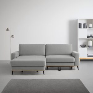 Wohnlandschaft Romeo Grau Textil Zandiara Möbel > Sofas & Couches > Wohnlandschaften > Ecksofas > Kleine Ecksofas Grau