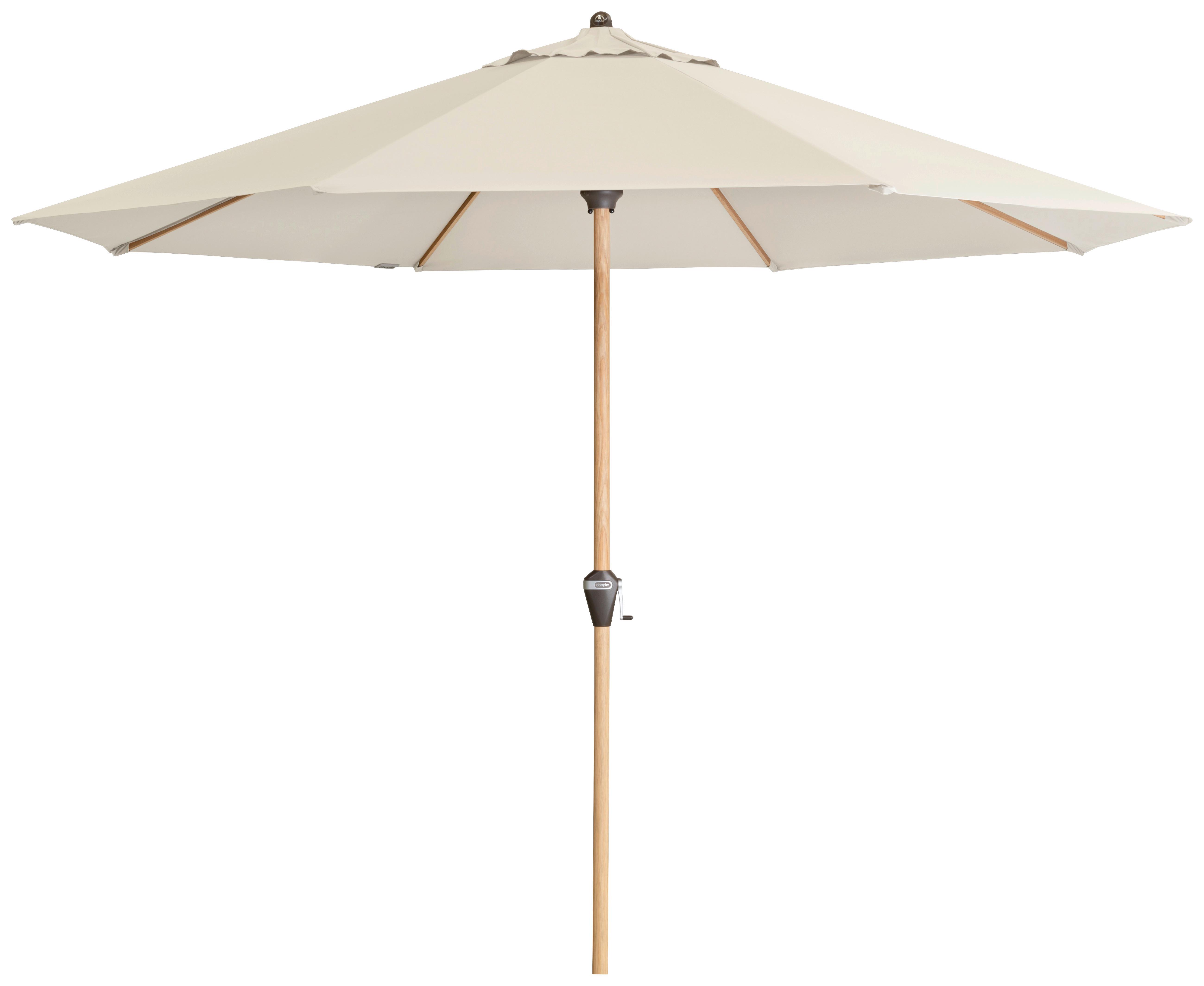 Wohnli Möbelsuche - Sonnenschirm Alu Wood Ultra Naturfarben ca. 350x350cm
