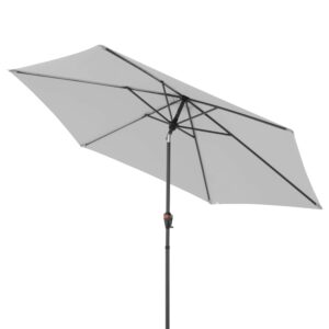 Sonnenschirm Myzone Rund Auto Hellgrau ca. 305cm Metall Doppler Garten & Outdoor > Sonnen- & Sichtschutz > Sonnen- & Ampelschirme Grau