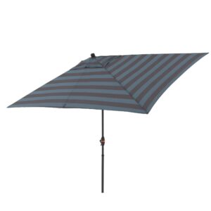 Sonnenschirm Myzone Auto Tilt Anthrazit ca. 300x200cm Metall Doppler Garten & Outdoor > Sonnen- & Sichtschutz > Sonnen- & Ampelschirme Anthrazit