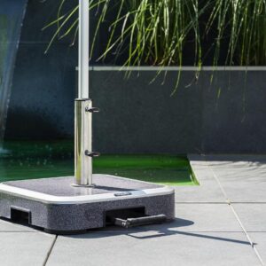 wohnli-moebel-suche-000462022801-1 Sonnenschirmständer Expert Trolley Sockel 50kg Grau Metall, Stein KNIRPS Garten & Outdoor > Sonnen- & Sichtschutz > Sonnenschirmständer Grau