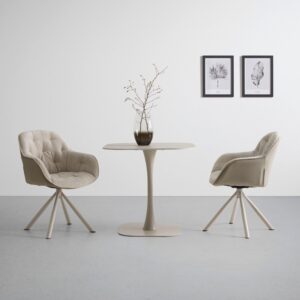 Bistrotisch Tony Beige matt Metall, Keramik Mömax Möbel > Tische > Bartische Beige