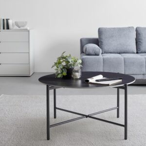 Couchtisch Monza Schwarz Metall, Keramik Mömax Wohnzimmermöbel Schwarz