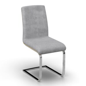 wohnli-moebel-suche-000489010402 Wohnli Möbelsuche - Schwingstuhl Nubia Grau Bouclé Gepolstert