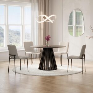 wohnli-moebel-suche-000489010701-1 Esstisch Ennio Schwarz MDF L/B/H ca. 120/120/75 cm rund Holz Bessagi Home Möbel > Tische > Esstische > Esstische Holz Schwarz