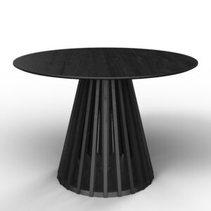 wohnli-moebel-suche-000489010701 Wohnli Möbelsuche - Esstisch Ennio Schwarz MDF L/B/H ca. 120/120/75 cm rund