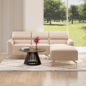 Couchtisch Ennio Schwarz MDF Holz, Holzwerkstoff Bessagi Home Wohnzimmermöbel Schwarz