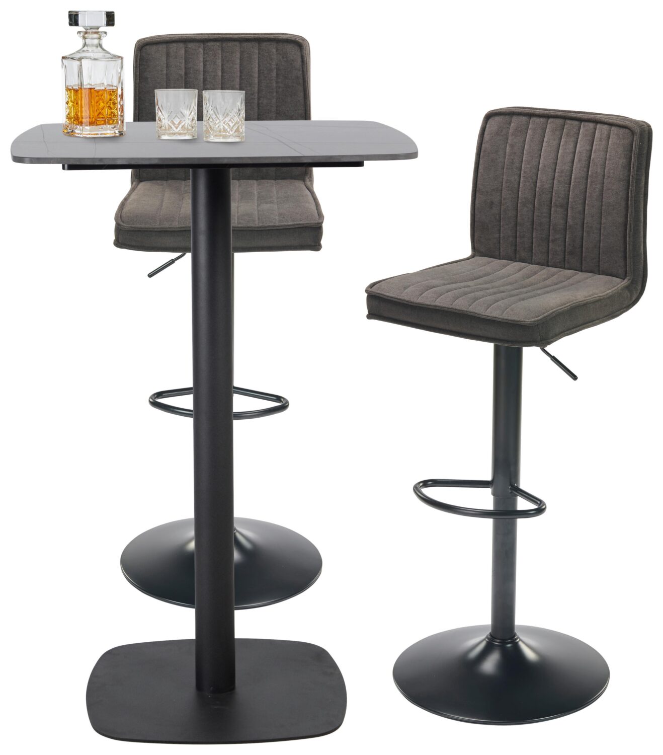 Bartisch Leo Schwarz Metall, Keramik Mömax Möbel > Tische > Bartische Schwarz