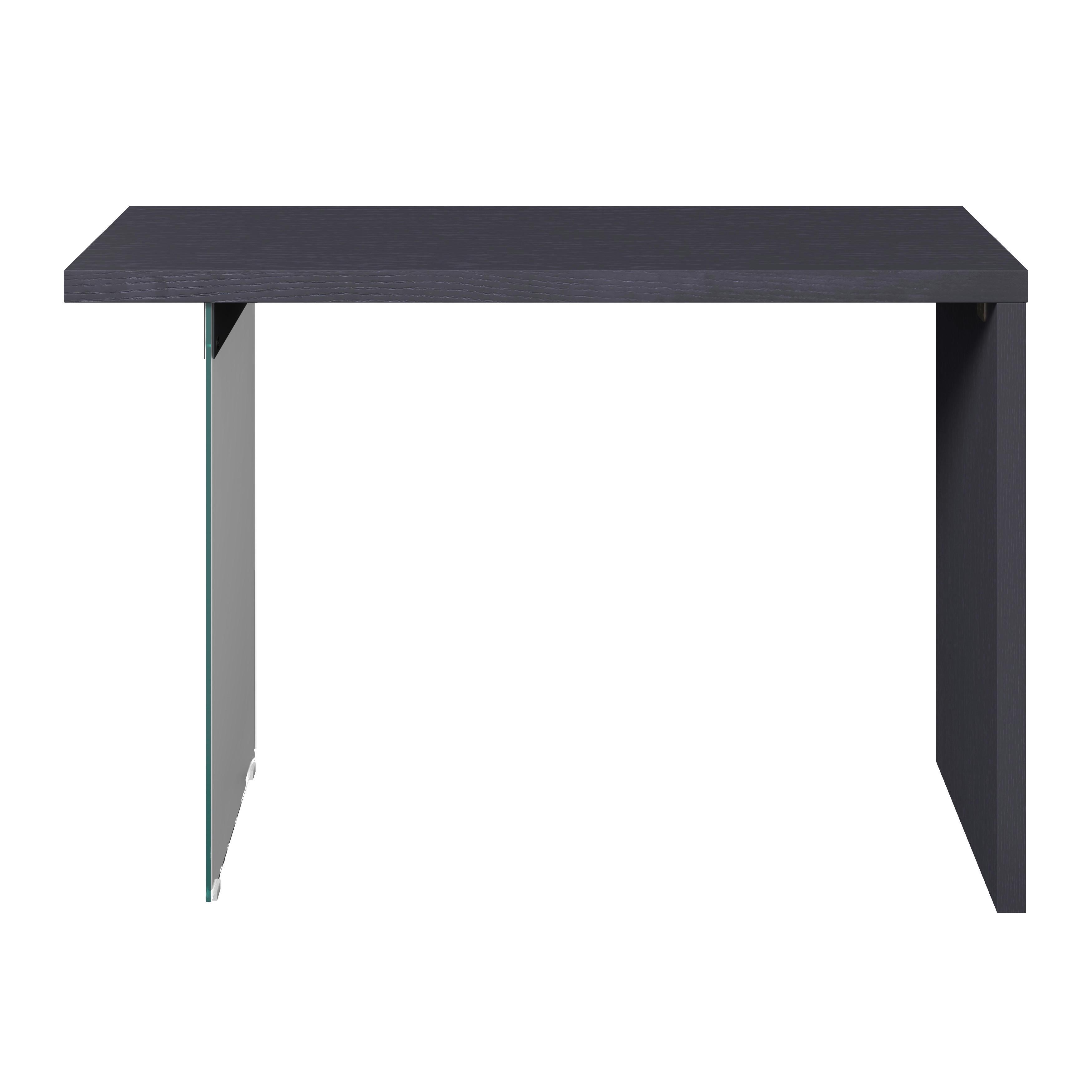 Wohnli Möbelsuche - Konsolentisch Milan Schwarz Glas/Holz