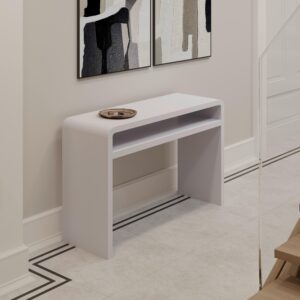 Konsolentisch Emilia Weiß MDF Holzwerkstoff Bessagi Home Möbel > Kommoden & Schubladenschränke > Konsolentische Weiß