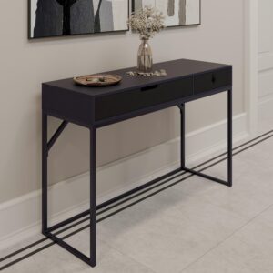 Konsolentisch Sophia Schwarz Metall/MDF Metall, Holzwerkstoff Bessagi Home Möbel > Kommoden & Schubladenschränke > Konsolentische Schwarz