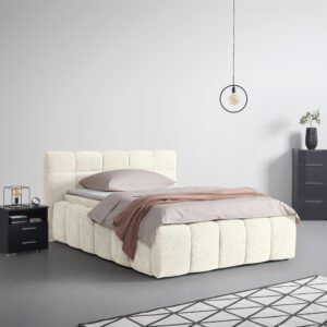 Polsterbett Monte Beige ca. 120x200cm Textil Based Möbel > Betten > Polsterbetten Beige