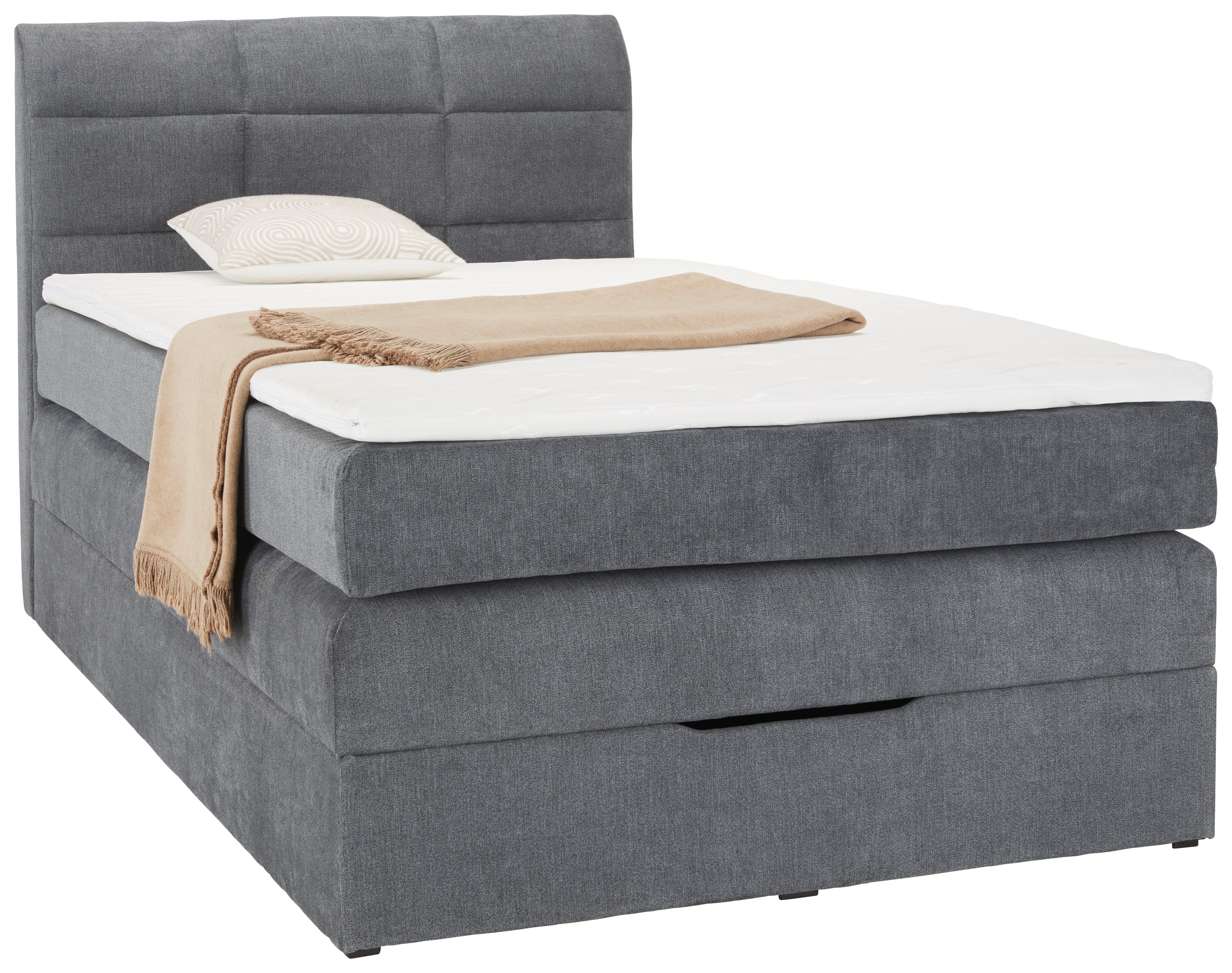wohnli-moebel-suche-000504001302 Wohnli Möbelsuche - Boxspringbett Runner Grau ca. 140x200cm
