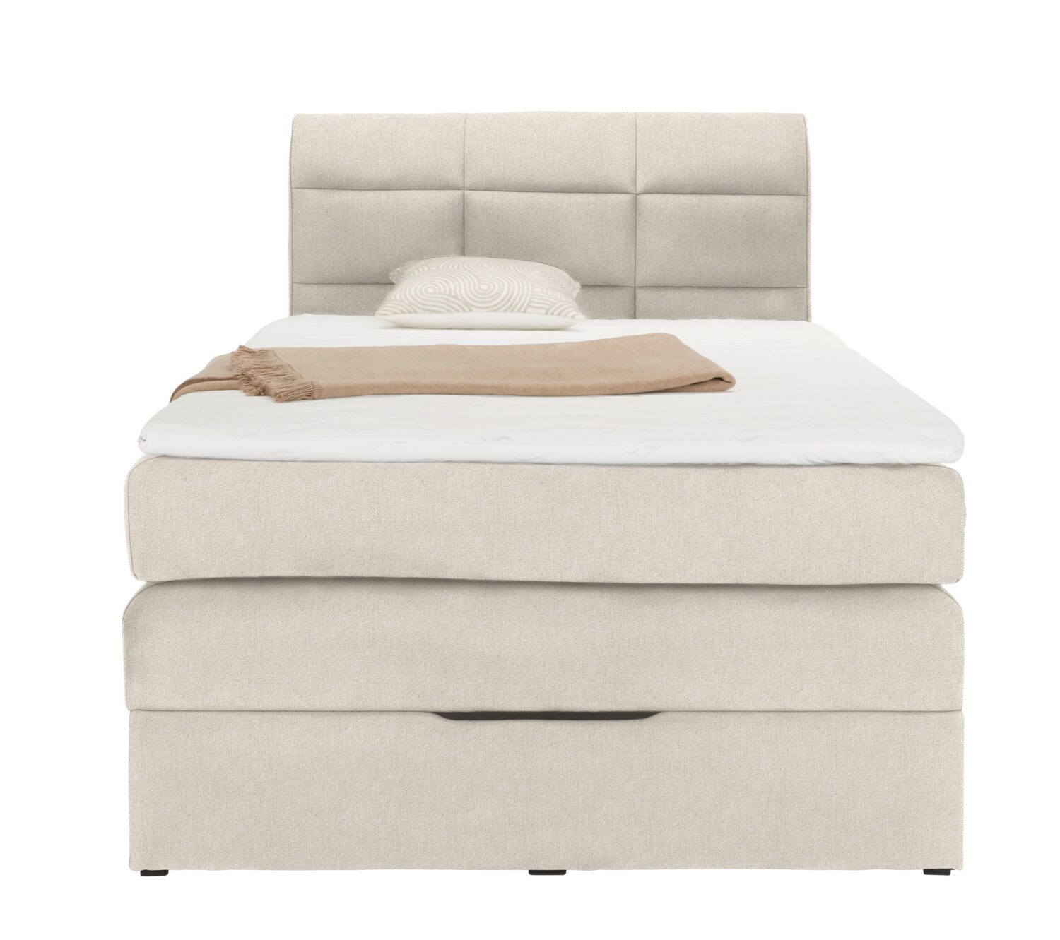 Boxspringbett Runner in Beige ca. 120x200cm Textil Mömax Möbel > Betten > Boxspringbetten Beige