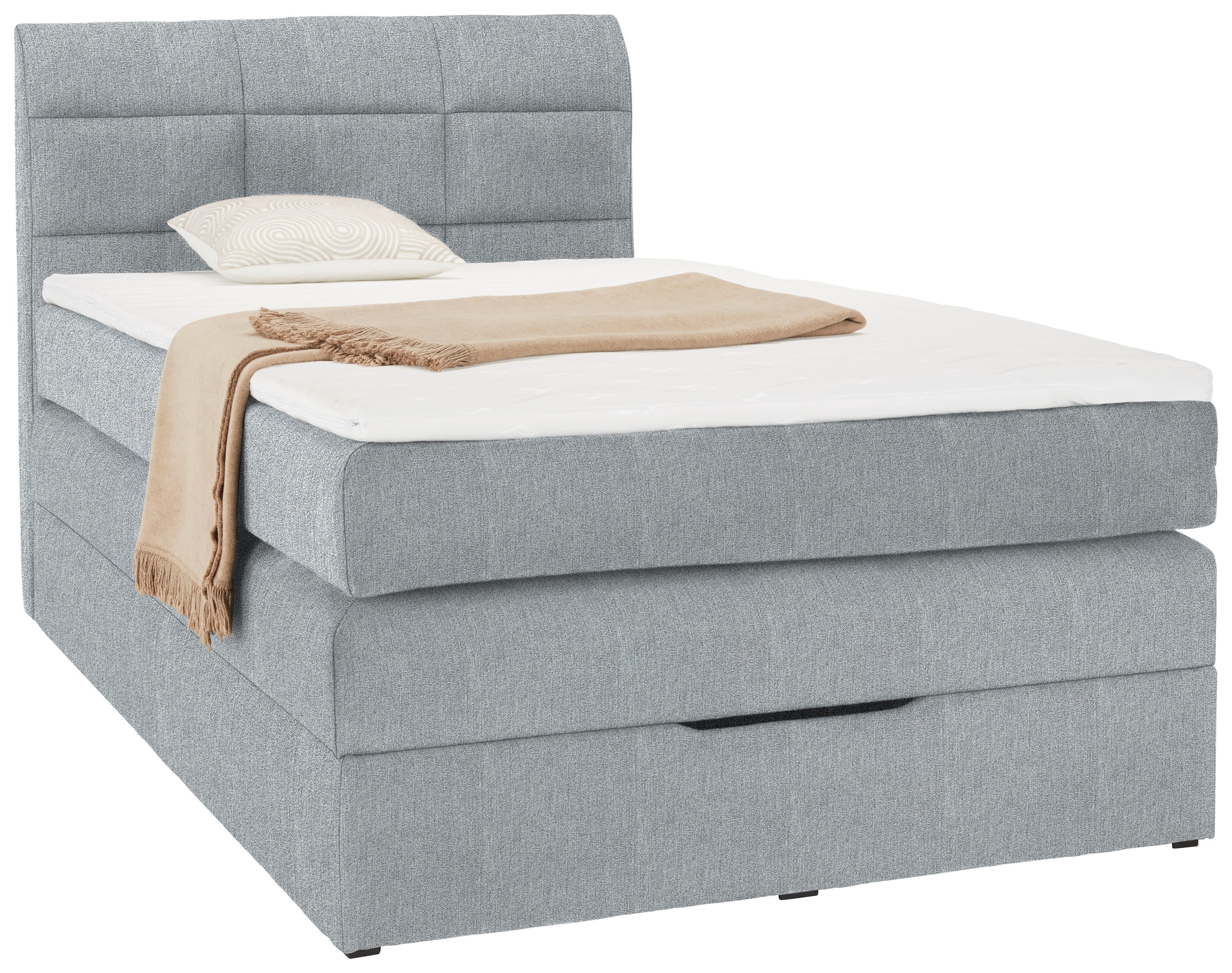 wohnli-moebel-suche-000504001320 Wohnli Möbelsuche - Boxspringbett Hellgrau ca. 90x200cm