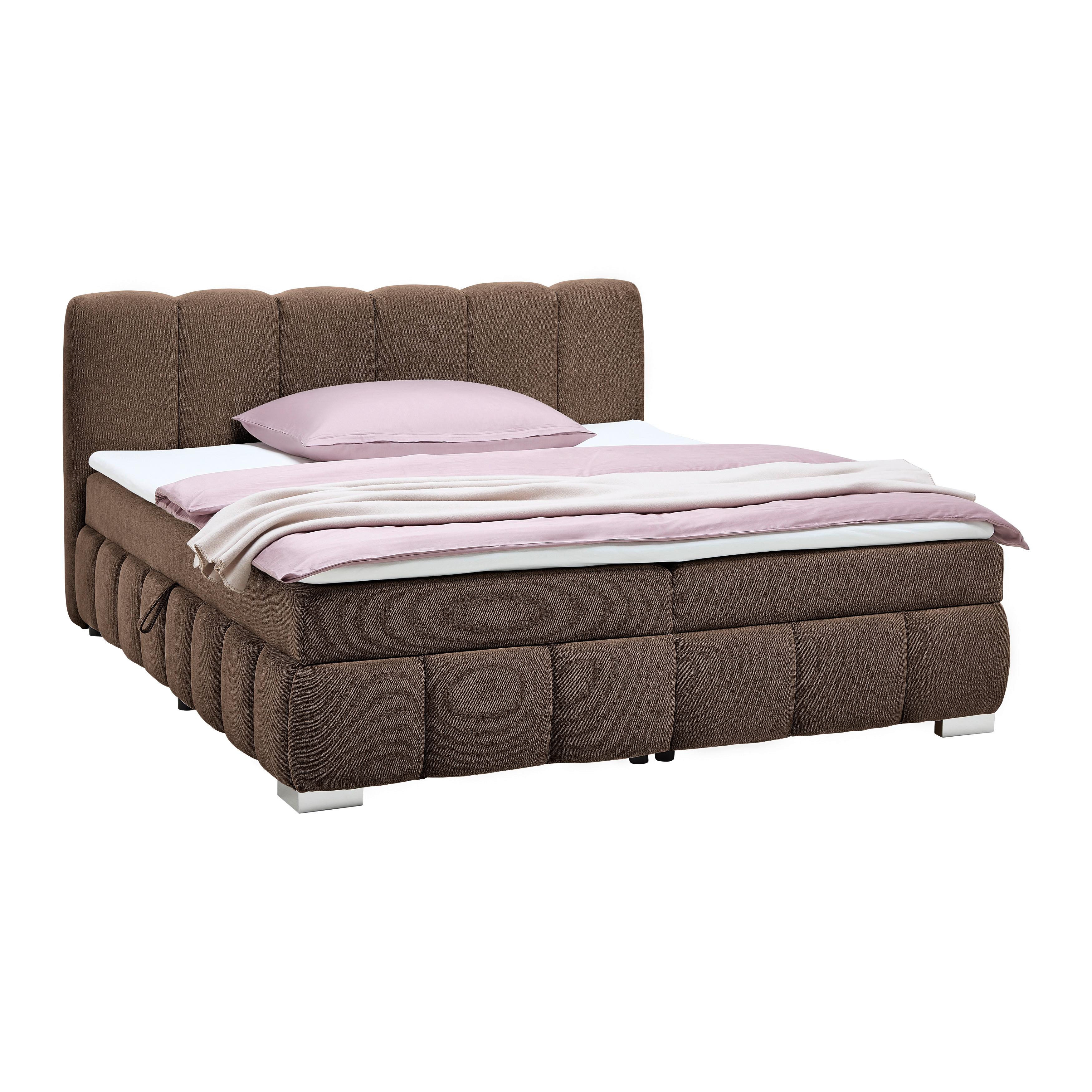 Wohnli Möbelsuche - Boxbett Elaris Braun ca. 200x200cm