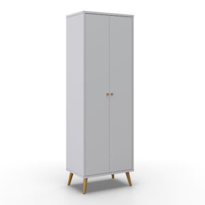 Wohnli Möbelsuche - Drehtürenschrank Ludo Weiß ca. 60x180x40 cm