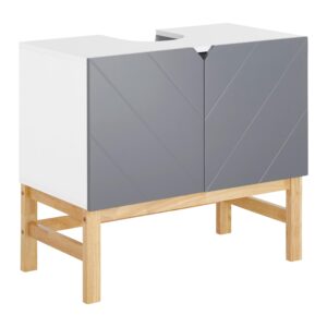 wohnli-moebel-suche-000518000702 Wohnli Möbelsuche - Waschbeckenunterschrank Rocco Grau ca. 70x65x40 cm