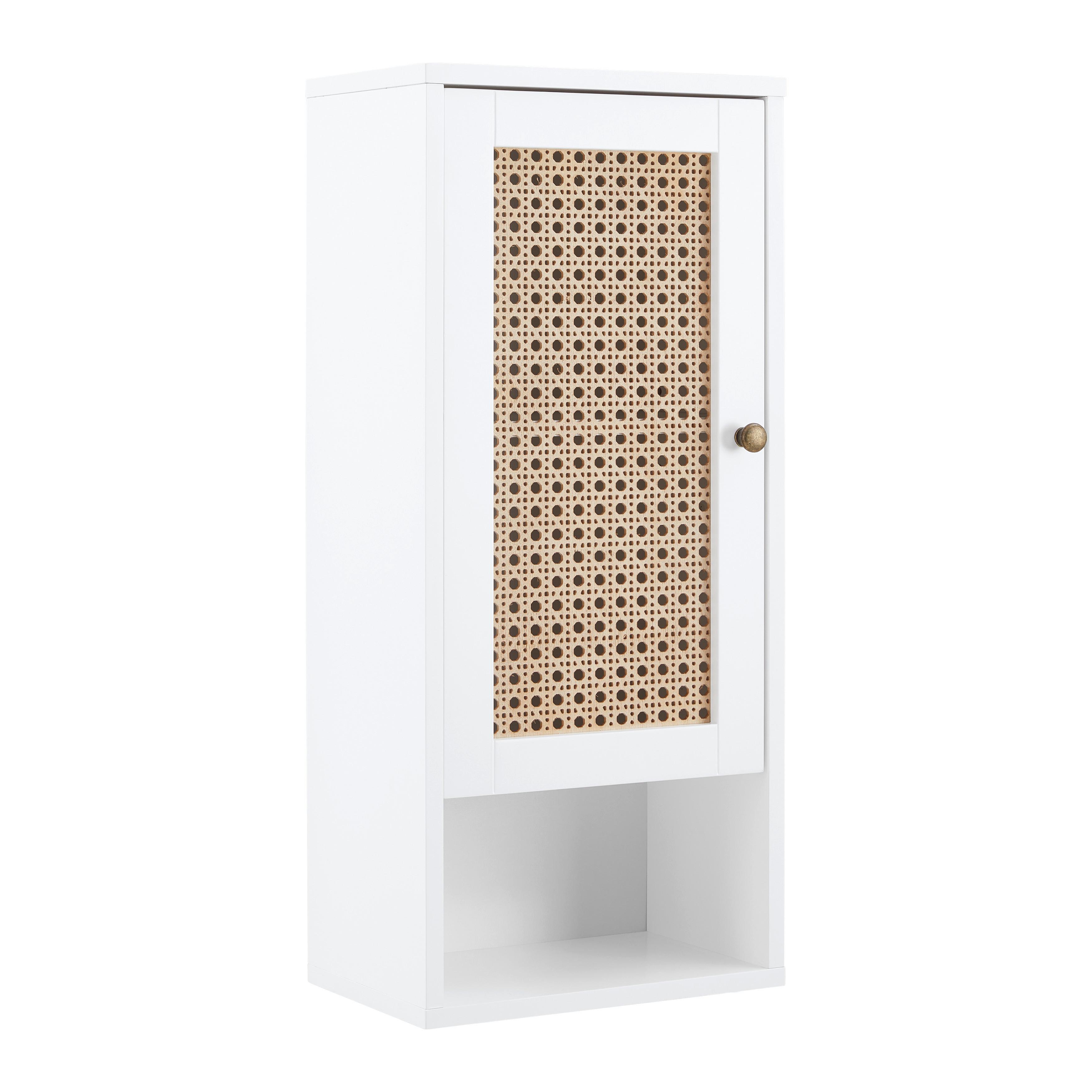 wohnli-moebel-suche-000518003604 Wohnli Möbelsuche - Hängeschrank Lisa Weiß/ Naturfarben ca. 32x72x20 cm