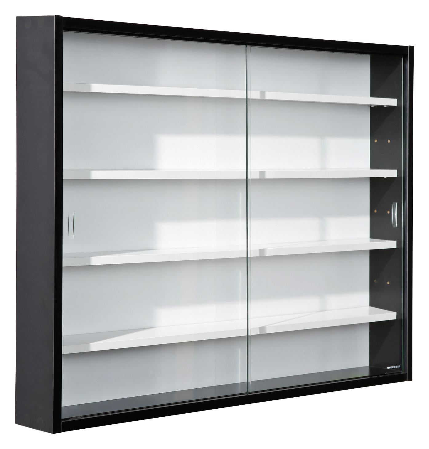 Hängevitrine in Schwarz Holzwerkstoff Mömax Möbel > Schränke > Vitrinen Schwarz