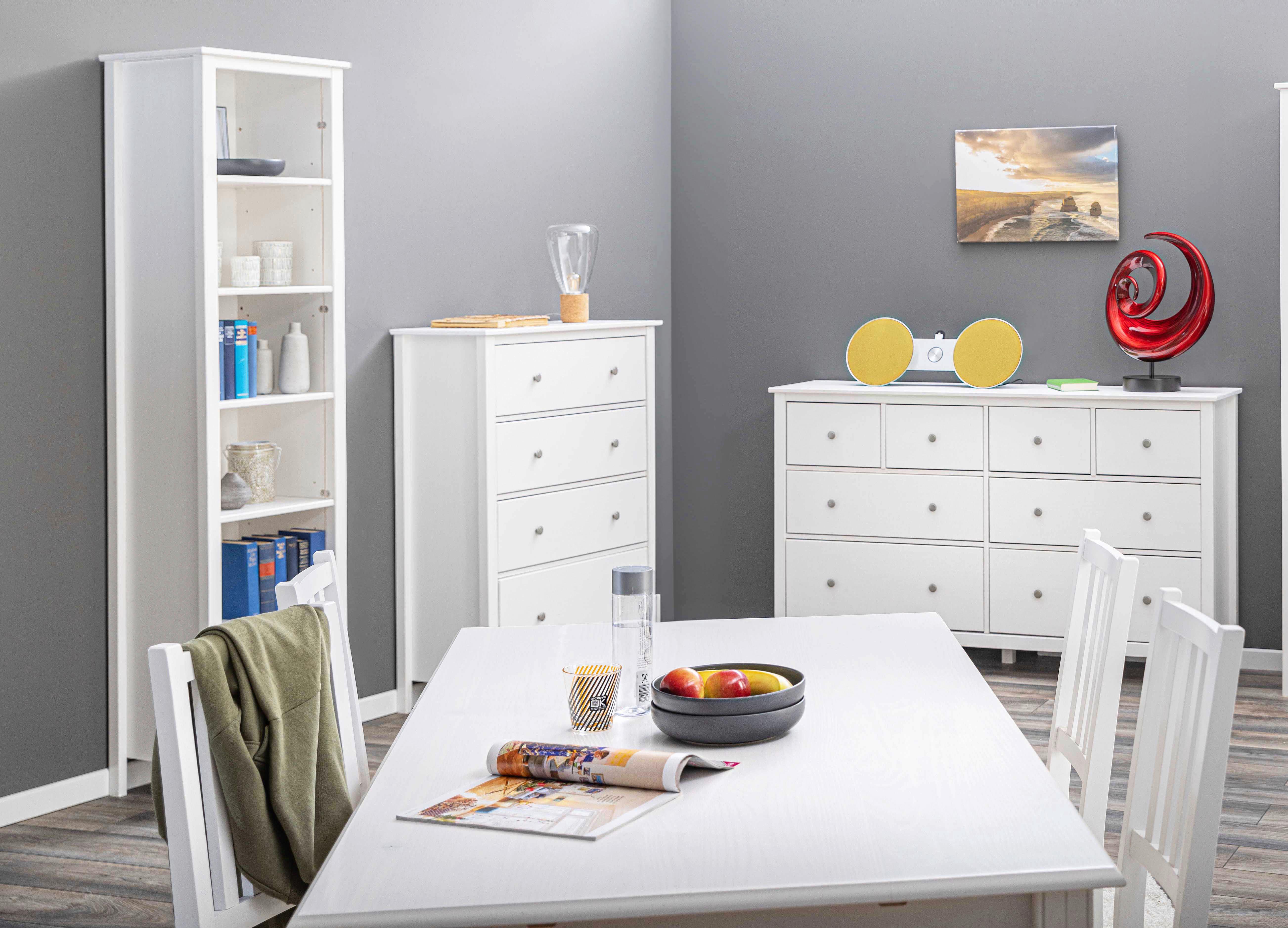 Sideboard Chilly Home ca. 160x96x40 cm Weiß Metall Livetastic Wohnzimmermöbel Weiß