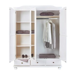 wohnli-moebel-suche-000528022902-1 Drehtürenschrank Kappl Weiß Holz Livetastic Möbel > Schränke > Kleiderschränke > Drehtürenschränke Weiß