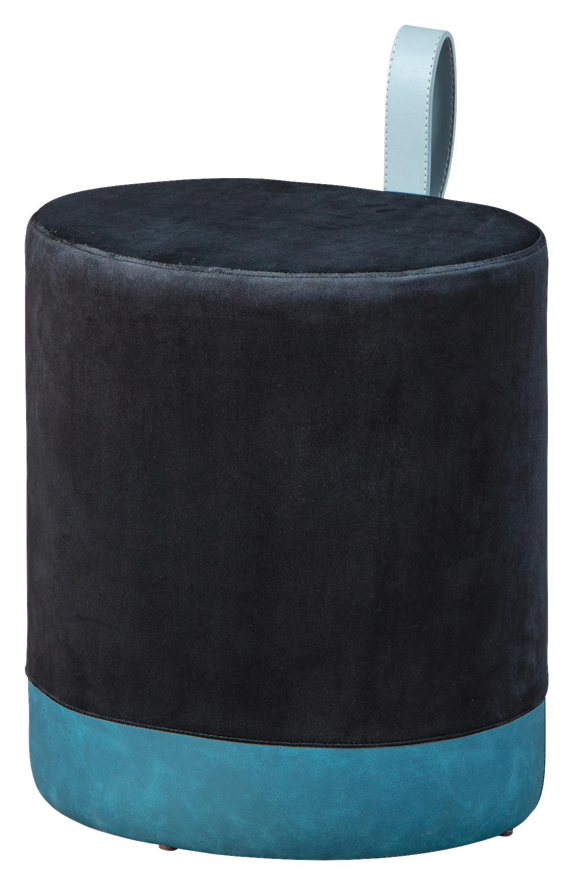 wohnli-moebel-suche-000528027802 Wohnli Möbelsuche - Hocker Osane ca. 38x43 cm Blau/Schwarz